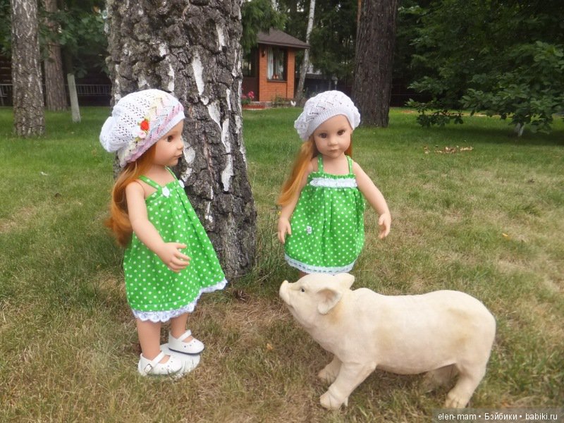 Рыжульки и поросёнок