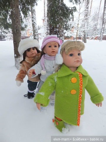 Девочки Готц зимой 2