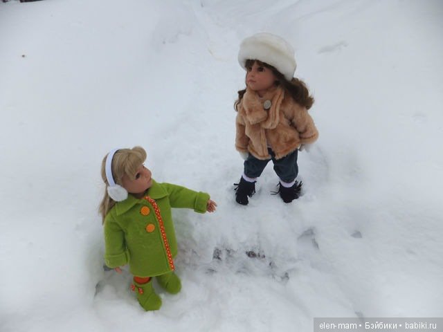 Девочки Готц зимой