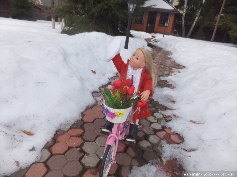 Галочка на велосипеде 2