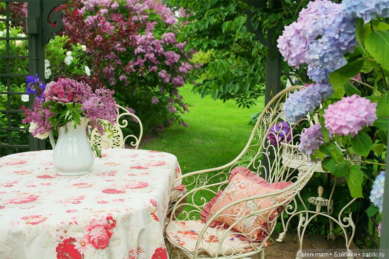 В летнем саду