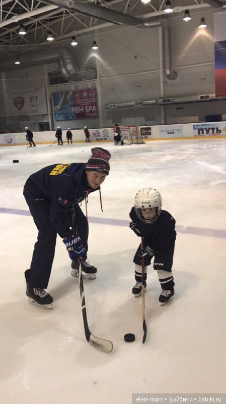 Хоккей, с папой