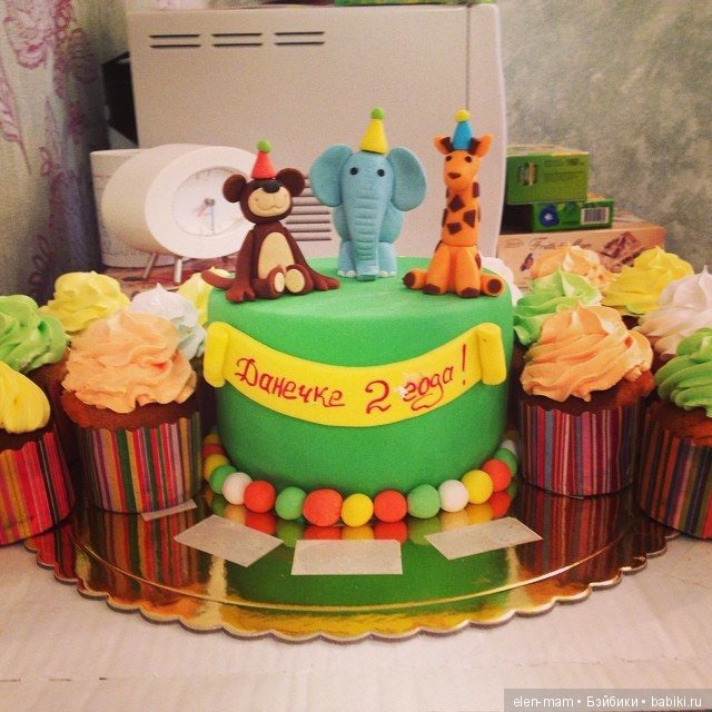 Тортик, 2 годика