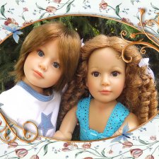 Милая кудряшка Тамилла  и её юный кавалер Майк. Куклы Kidz'n'Cats