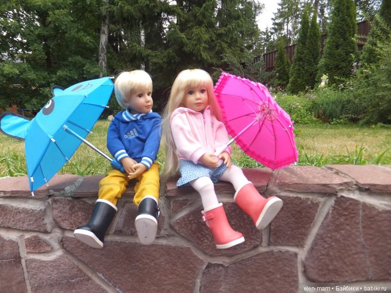 Дождливая погода нам не помеха. Куклы Kidz'n'Cats на прогулке (фото 6)