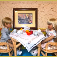 Завтрак.  Куклы Kidz'n'Cats