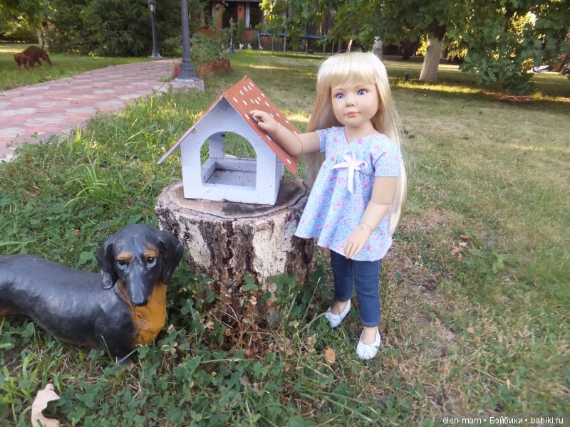 Мариша с таксой