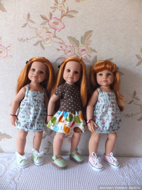 С Полинкой и Катюшкой