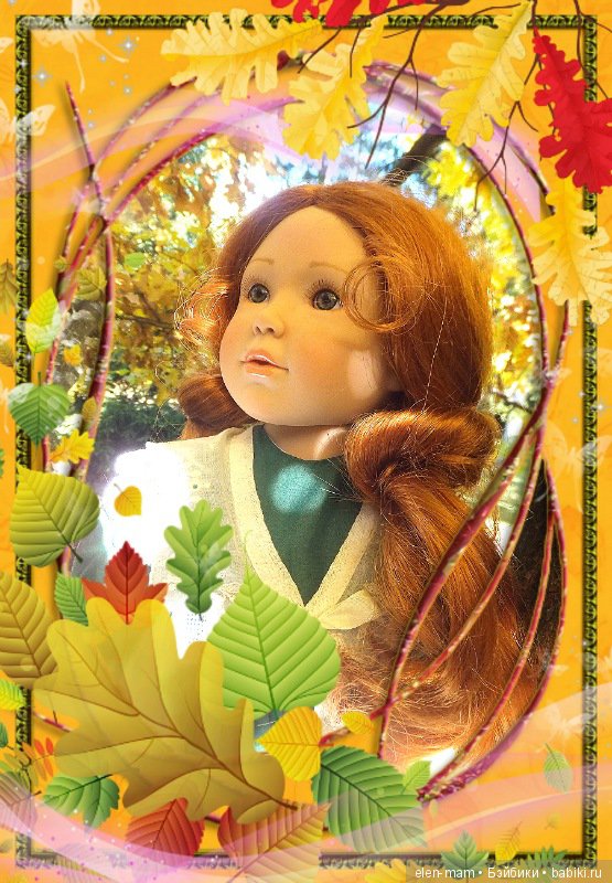 "Осенний день календаря"... Кукла Надин Kidz'n'Cats. ООАК