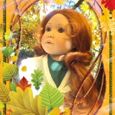 "Осенний день календаря"... Кукла Надин Kidz'n'Cats. ООАК