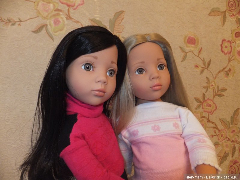 Мои "Розочка" и "Беляночка". Куклы Готц