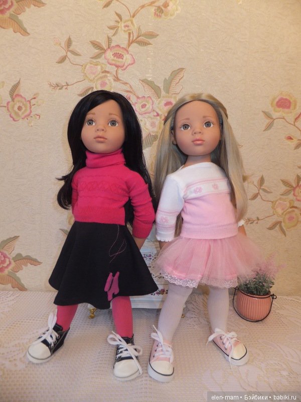 Мои "Розочка" и "Беляночка". Куклы Готц (фото 8)