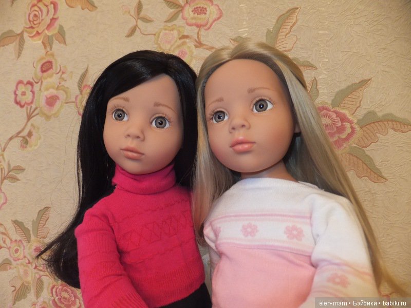Мои "Розочка" и "Беляночка". Куклы Готц