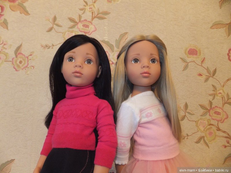 Мои "Розочка" и "Беляночка". Куклы Готц