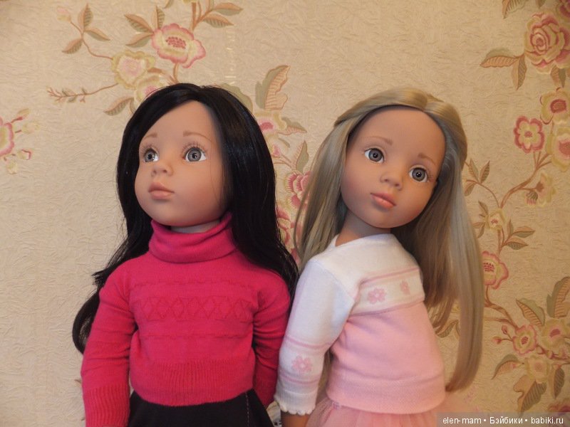 Мои "Розочка" и "Беляночка". Куклы Готц
