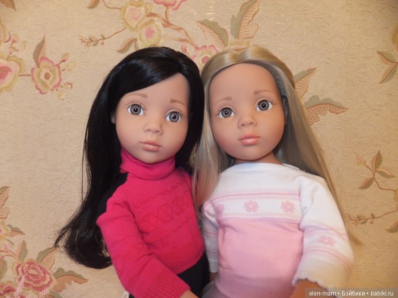 Мои "Розочка" и "Беляночка". Куклы Готц