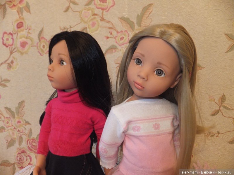 Мои "Розочка" и "Беляночка". Куклы Готц
