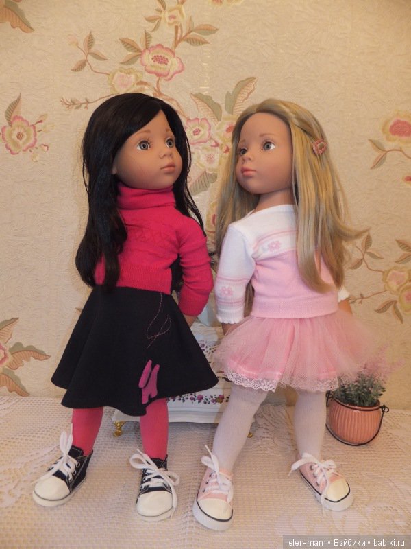 Мои "Розочка" и "Беляночка". Куклы Готц (фото 10)
