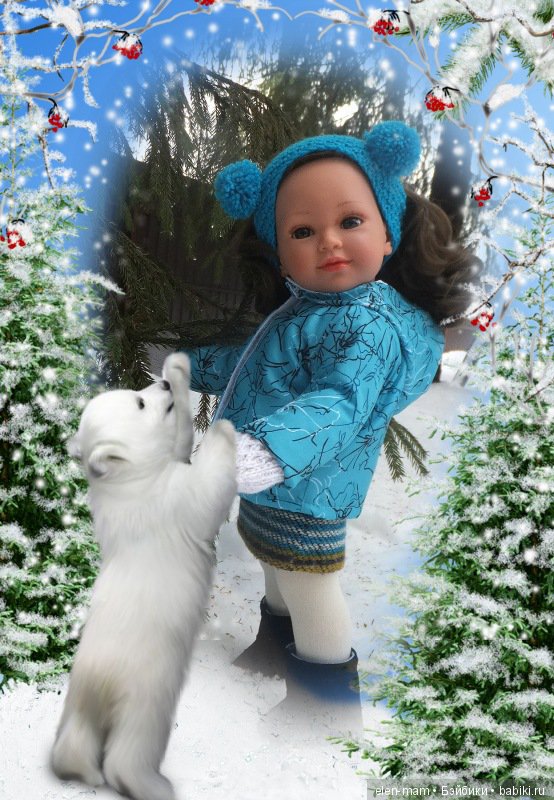 Кукла Корал Vestida de Azul