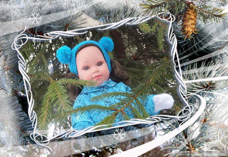 Кукла Корал Vestida de Azul