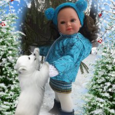 Кукла Корал Vestida de Azul