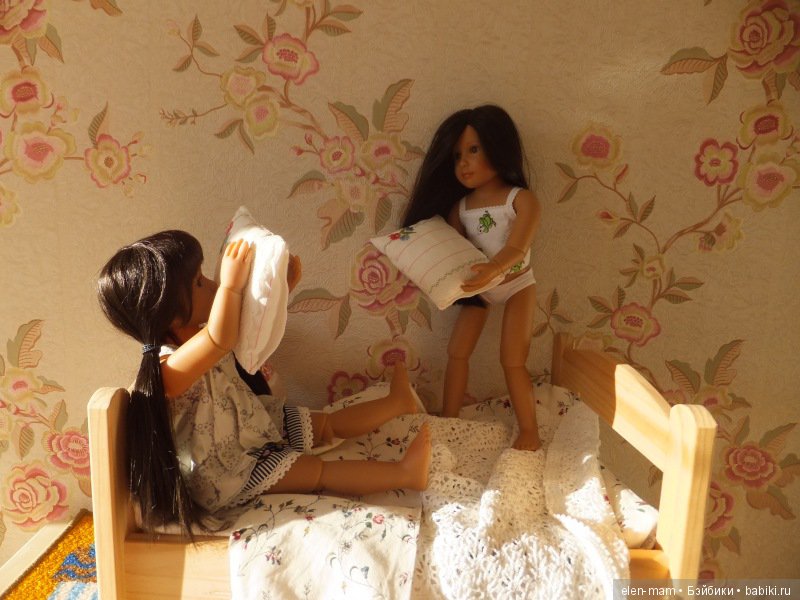 бой подушками