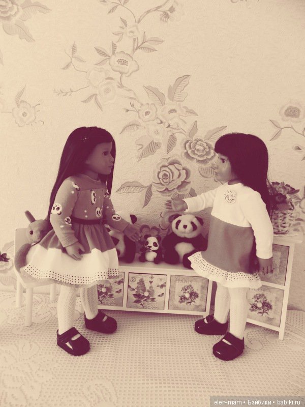 Чёрно-белые фото. Подсматриваем за жизнью кукол Kidz'n'Cats