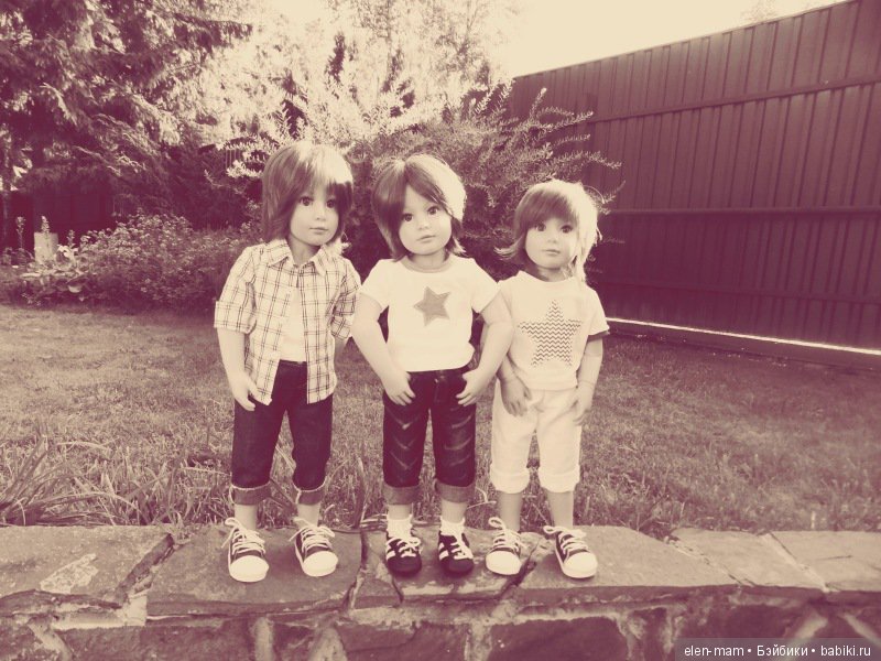 Чёрно-белые фото. Подсматриваем за жизнью кукол Kidz'n'Cats