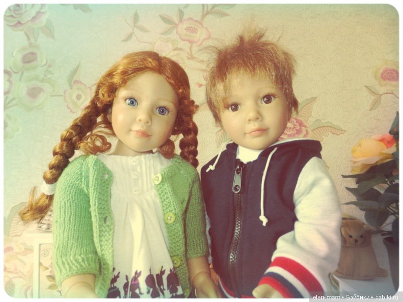 "Vintage Card". Портреты кукол Kidz'n'Cats