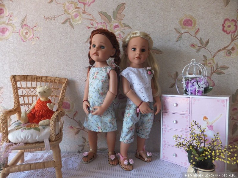 А всё началось с оттопыренных карманов... Часть 2-я. Мои куклы Gotz