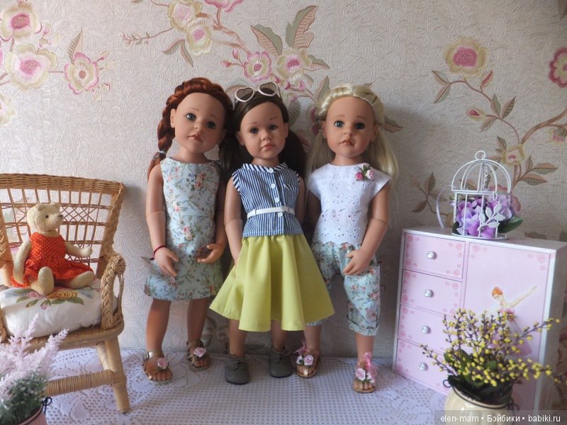 А всё началось с оттопыренных карманов... Часть 2-я. Мои куклы Gotz