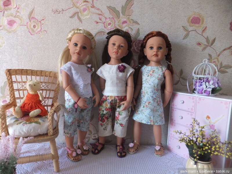 А всё началось с оттопыренных карманов... Часть 2-я. Мои куклы Gotz