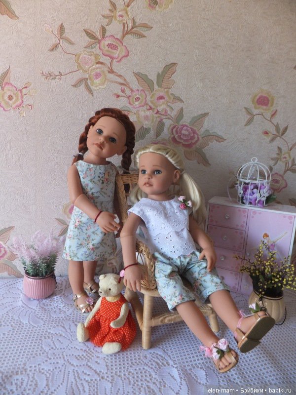 А всё началось с оттопыренных карманов... Часть 2-я. Мои куклы Gotz