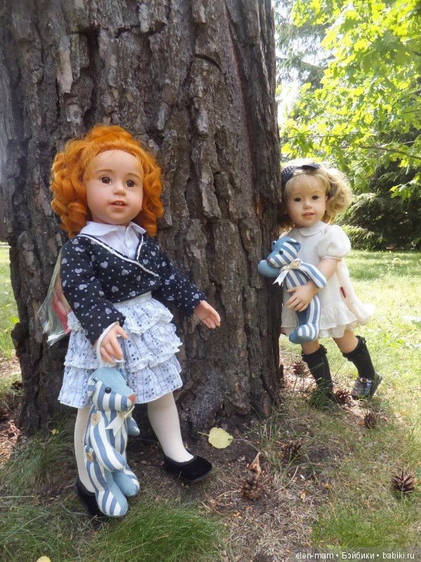 Абигайль и Клара. Куклы Sissel Skille, Götz