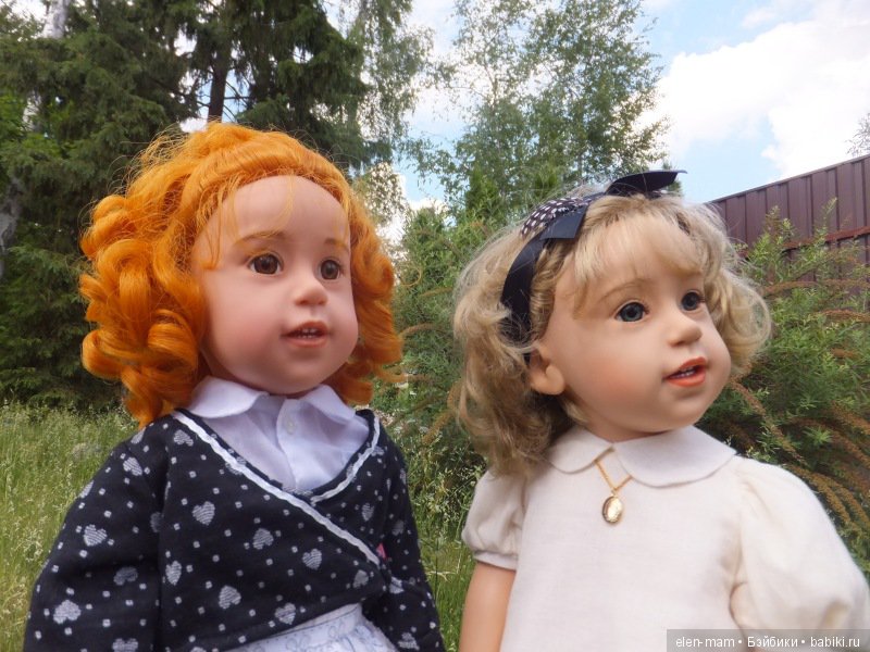 Абигайль и Клара. Куклы Sissel Skille, Götz