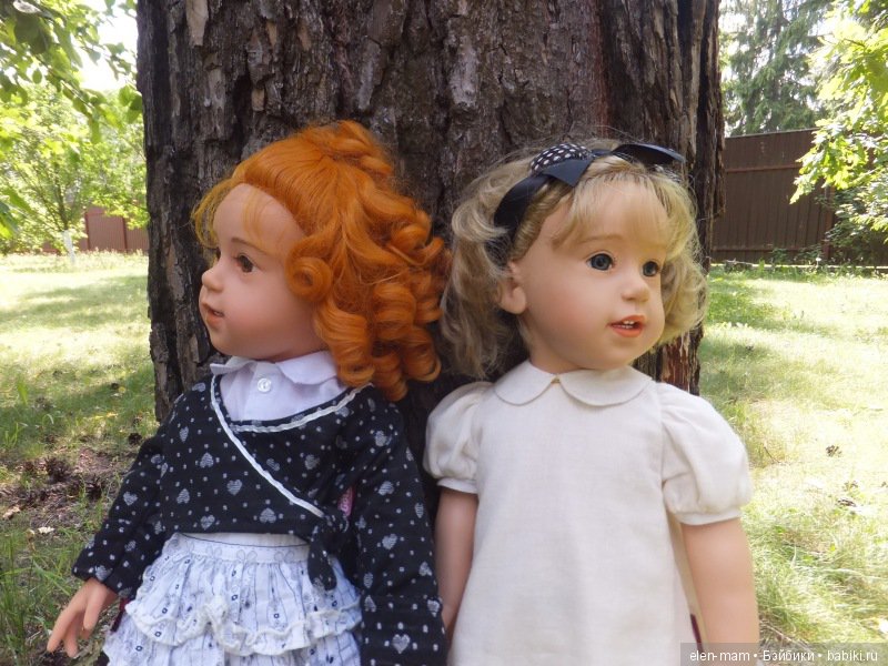 Абигайль и Клара. Куклы Sissel Skille, Götz