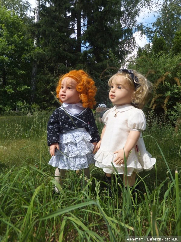 Абигайль и Клара. Куклы Sissel Skille, Götz