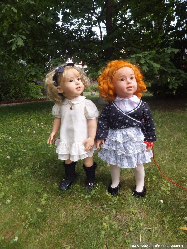 Абигайль и Клара. Куклы Sissel Skille, Götz