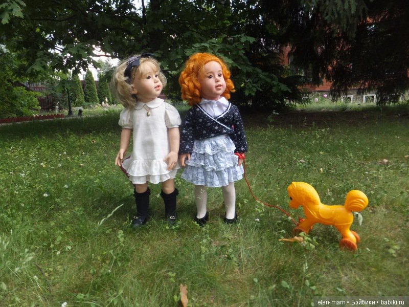 Абигайль и Клара. Куклы Sissel Skille, Götz