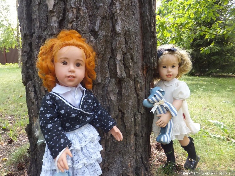 Абигайль и Клара. Куклы Sissel Skille, Götz