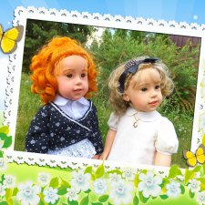 Абигайль и Клара. Куклы Sissel Skille, Götz