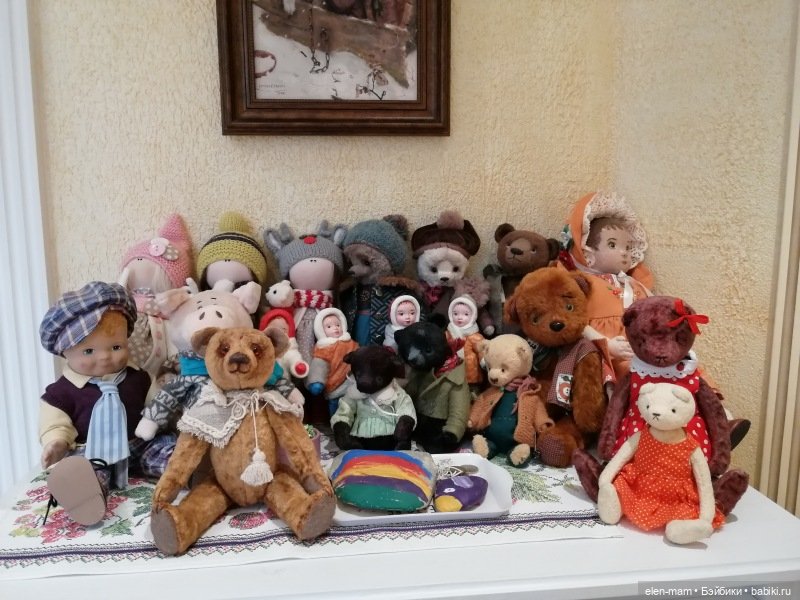 мишки и куклы