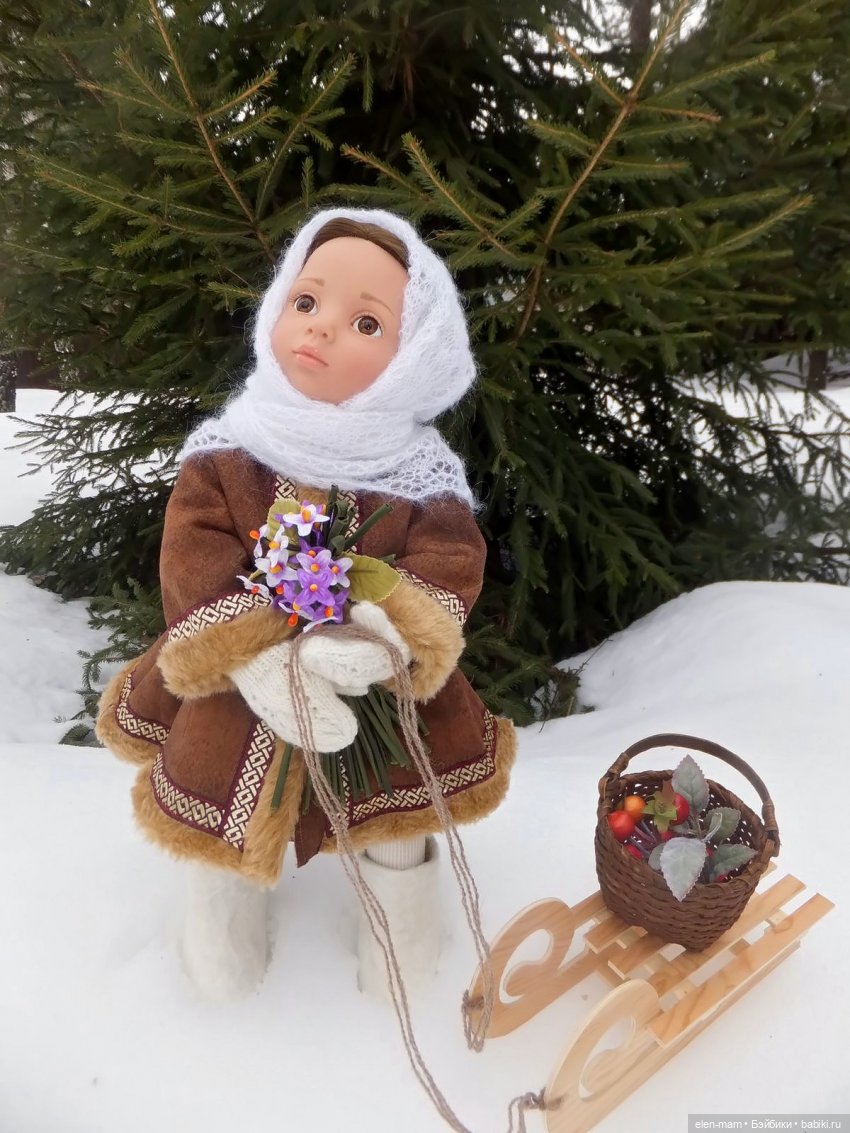 Отчего сегодня куклы не шалят. Куклы зимние. Красивые зимние куклы. Кукла в платке. Кукла в шали.