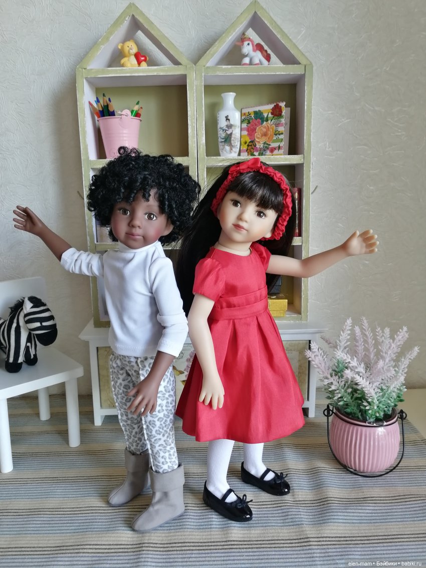 Куклы, они и в Африке куклы. Халли - темнокожее чудо! Maru&Friends