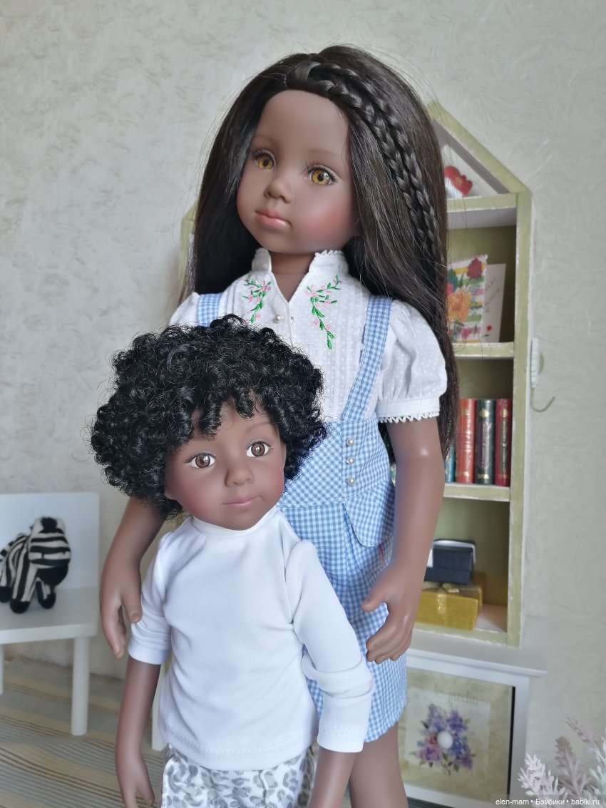 Куклы, они и в Африке куклы. Халли - темнокожее чудо! Maru&Friends