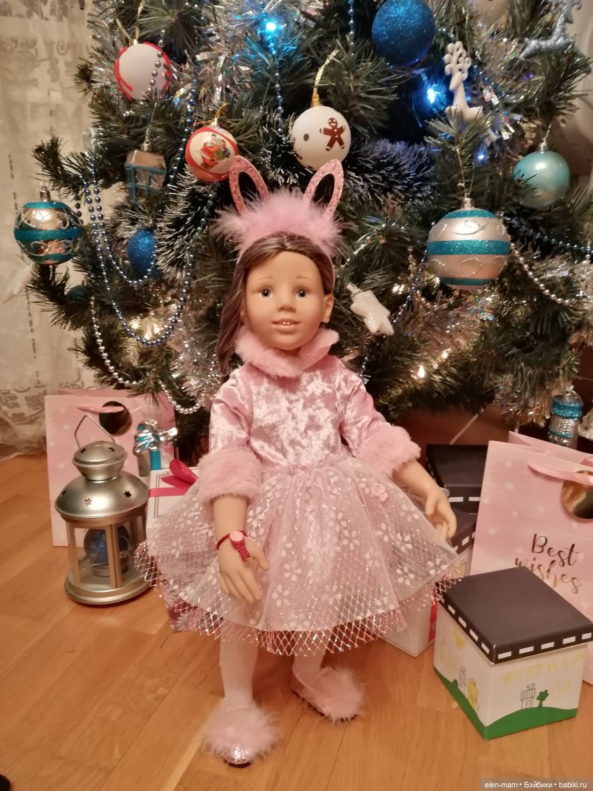 Зайка и елочка