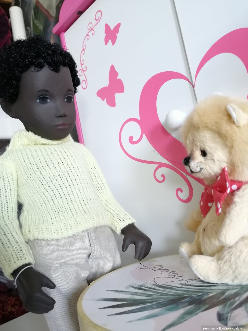 6 мая 2022. Caleb Morgenthaler Sasha doll 👨🏿‍🦱