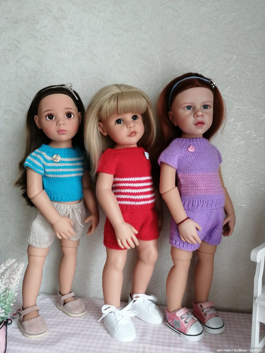 Летние вязалочки 🧶🧶🧶 — Одежда и обувь для кукол своими руками: фото