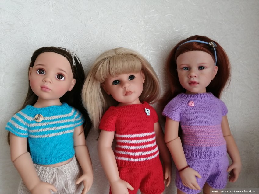 Летние вязалочки 🧶🧶🧶 — Одежда и обувь для кукол своими руками: фото