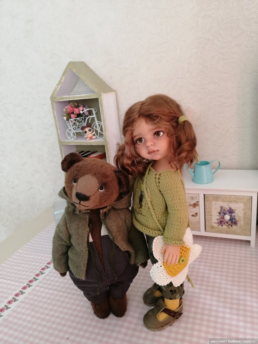 Ромашка🌼 и медведь🐻 — Куклы Paola Reina (Паола Рейна): новинки (фото 6)